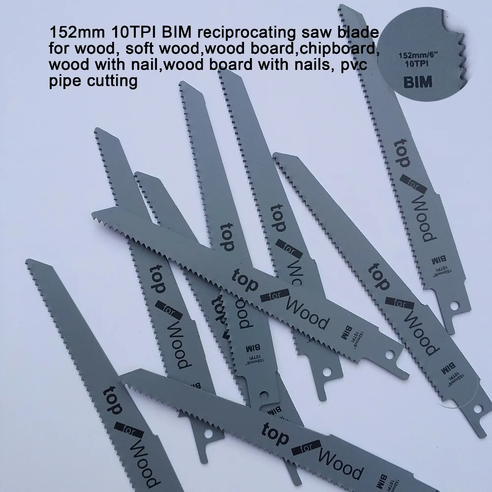 reciprocating saw bi metal jig saw blade for wood working and wood with