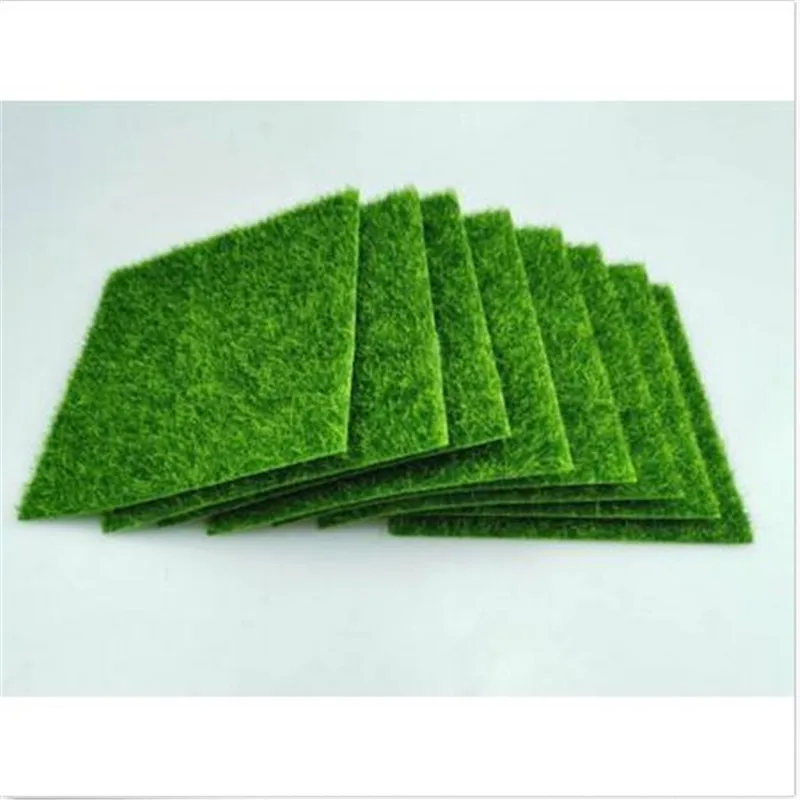 Мини-Сказочный Сад имитация растений искусственный синтетический поддельный мох декоративный газон микро газон зеленая трава пейзаж домашний декор - Цвет: As photo show