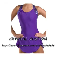 Профессиональный заказ фигурное катание платье красивый бренд Vogue Фигурное катание платья для соревнований DR2847