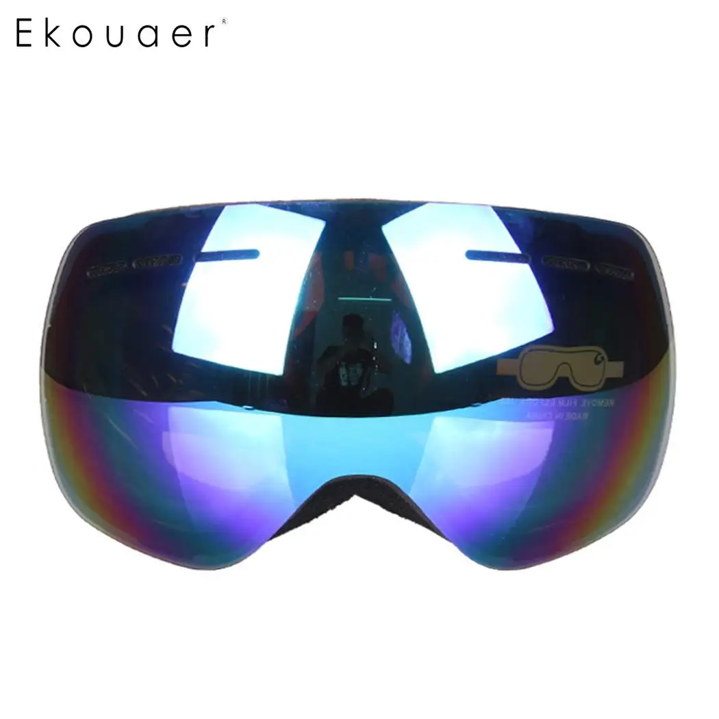 Лыжные очки двухслойные UV400 противотуманные лыжные для катания на лыжах