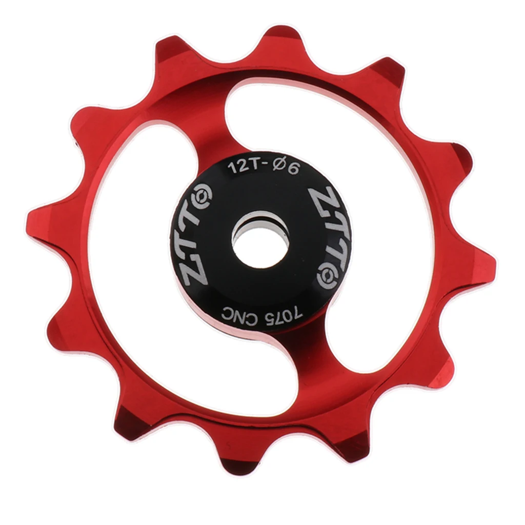 Ceramic Bike Jockey Wheel Pulley Wheel Bicycle Rear Derailleur Guide Pulley 12 T Support 9/10/11 Speed Cycling Bike Parts