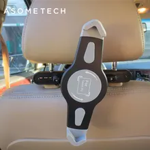 360 Degree For iPad 2 3 4 Air 2 Stands Universal Car Back Seat Headrest Mount Holder Bracket for mipad Samsung Tablet PC Clamp