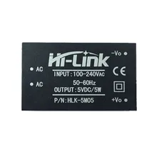 10 шт./лот HLK-5M05 AC DC 220 V 5 V 5 Вт мини-модуль источника питания с интеллигентая(ый) бытовой выключатель питания модуль