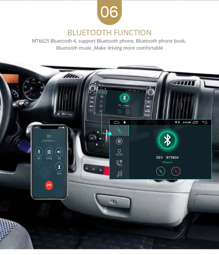 LJDA Android 10,0 автомобильный dvd-плеер для Fiat Ducato 2009 2010 2011 2012 2013 Citroen Jumper peugeot Boxer 1 Din радио gps