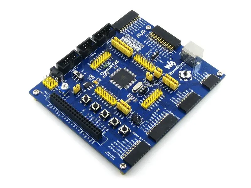 

Parts ATMEL AVR Development Board ATmega128A-AU 8-bit RISC AVR ATmega128 Development Board Kit = Waveshare OpenM128 Standard