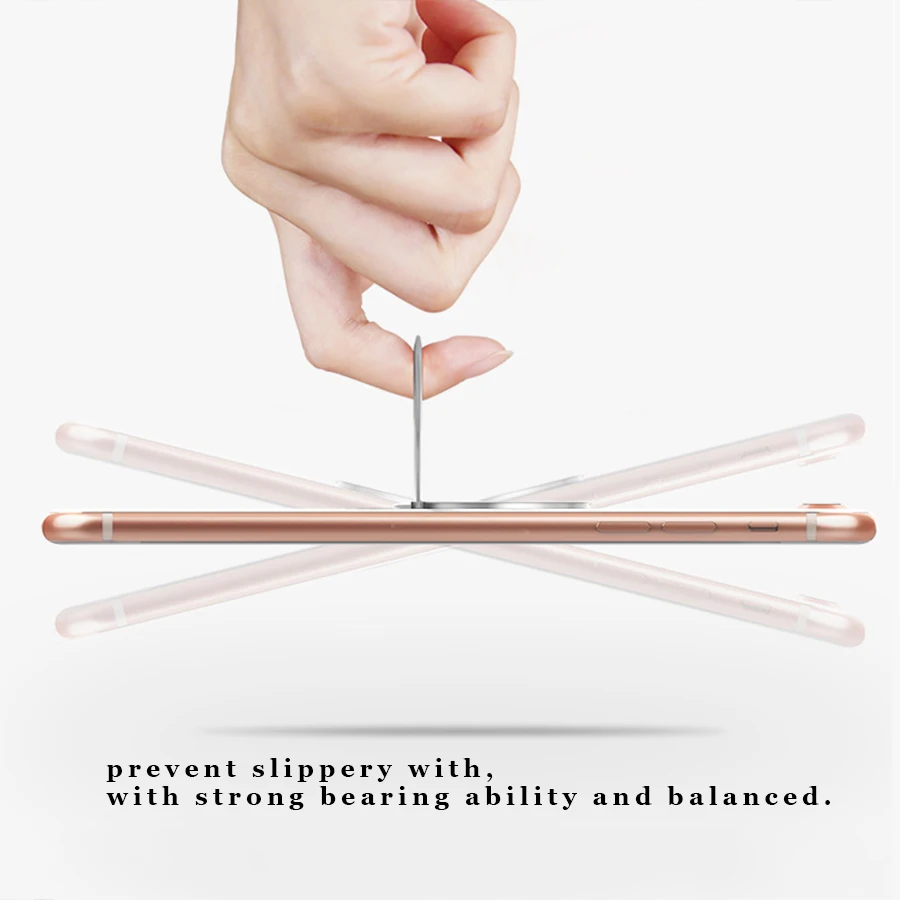 360 Degree Metal Finger Ring Holder For iPhone X 8 7 6S Plus iPad Tablets Mobile Phone Ring Holder Stand for Samsung S9 S8 Note8