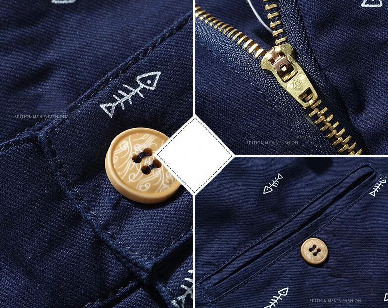 Male Breathable shorts clothing Knee Length Shorts for Men New Man's Casual Shorts Pocket Cargo Shorts Men Plus Size 40 Solid