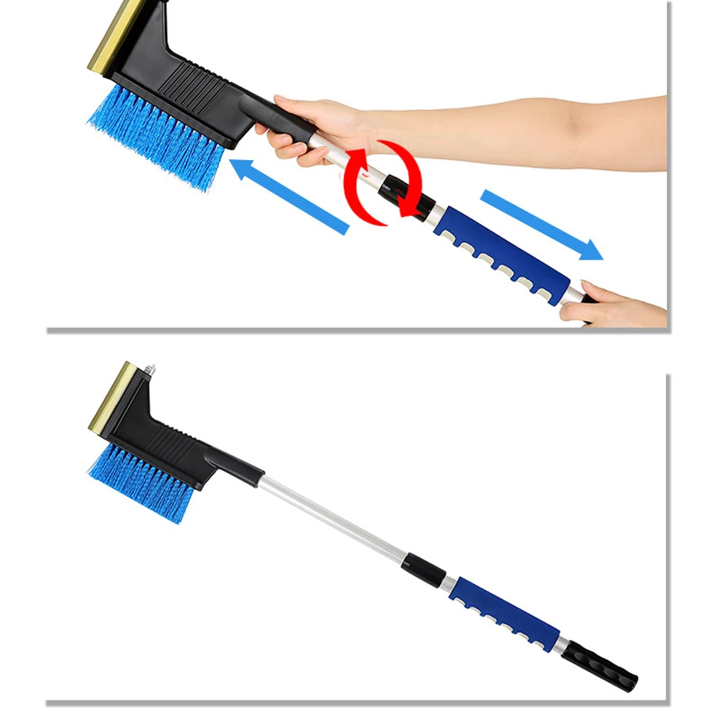 Многофункциональная лопата для автомобиля, прочный Снежный скребок для льда, щетка для снега, лопата для удаления на зиму