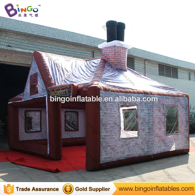  19.7ft X 16.4ft X 16.4ft inflatable bar tent / inflatable serving bar / inflatable tiki bar for par