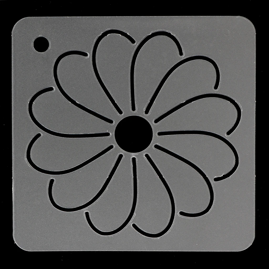 2pcs Flower Design DIY Stencil Plastic Quilting Template for Patchwork Sewing