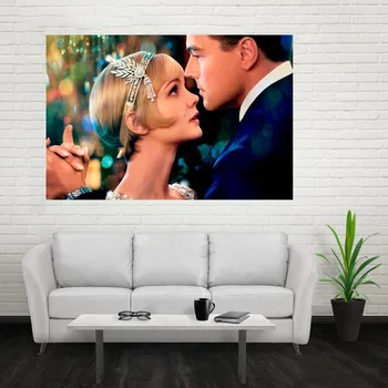 

Nice New Great Gatsby Poster Custom Canvas Poster Art Home Decoration Cloth Fabric Wall Poster Print Silk Fabric Print