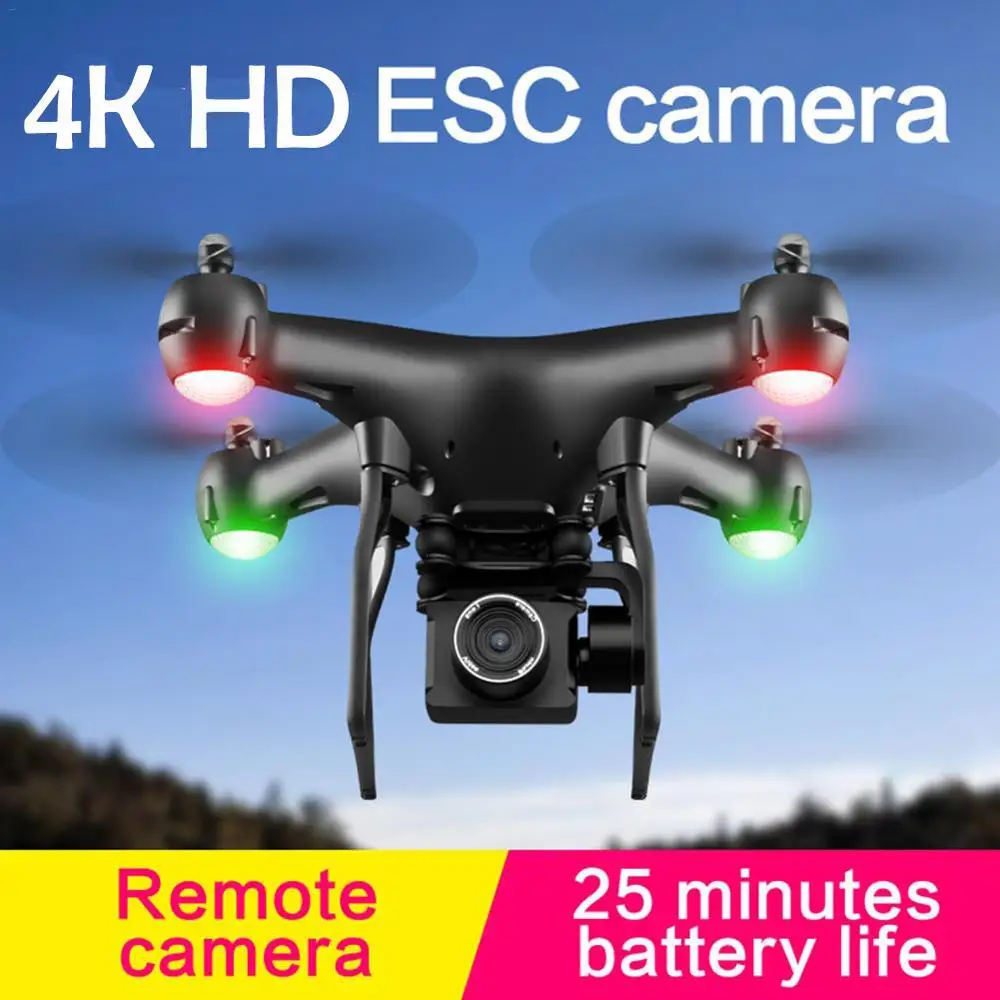 Улучшенный Квадрокоптер S32T fpv с 4K камерой ESC HD 20 МП регулируемая камера селфи Дрон