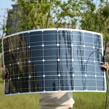 Factory Price 18V 100W Flexible Solar Panel 36pcs Solar Cells Motorhomes Boats Roof 12V Battery Charger 100w Solar Module