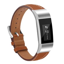 Цветной прошитый модель подлинный кожаный браслет с разъемом для Smart Charge 2 умный браслет красочный сменный ремешок