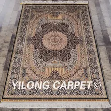 Yilong 4'x6 'ручной персидский антикварные ковры турецкий медальон Шелковый Ковры(qzt06a4x6
