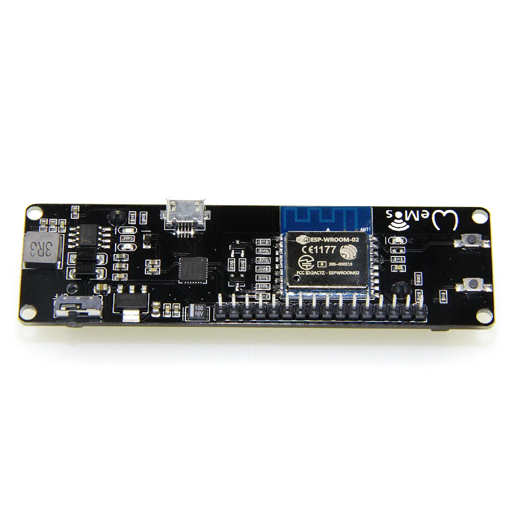 WeMos D1 Esp-Wroom-02 материнская плата ESP8266 Mini-WiFi Nodemcu модуль 18650 батарея