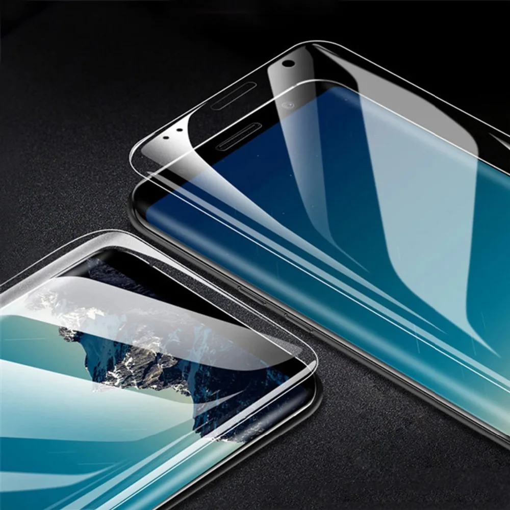 9D Мягкий ТПУ полное покрытие Гидрогелевая пленка для Samsung Galaxy A3 A5 A7 J3 J5 J7 нано для защиты экрана пленка(не стекло