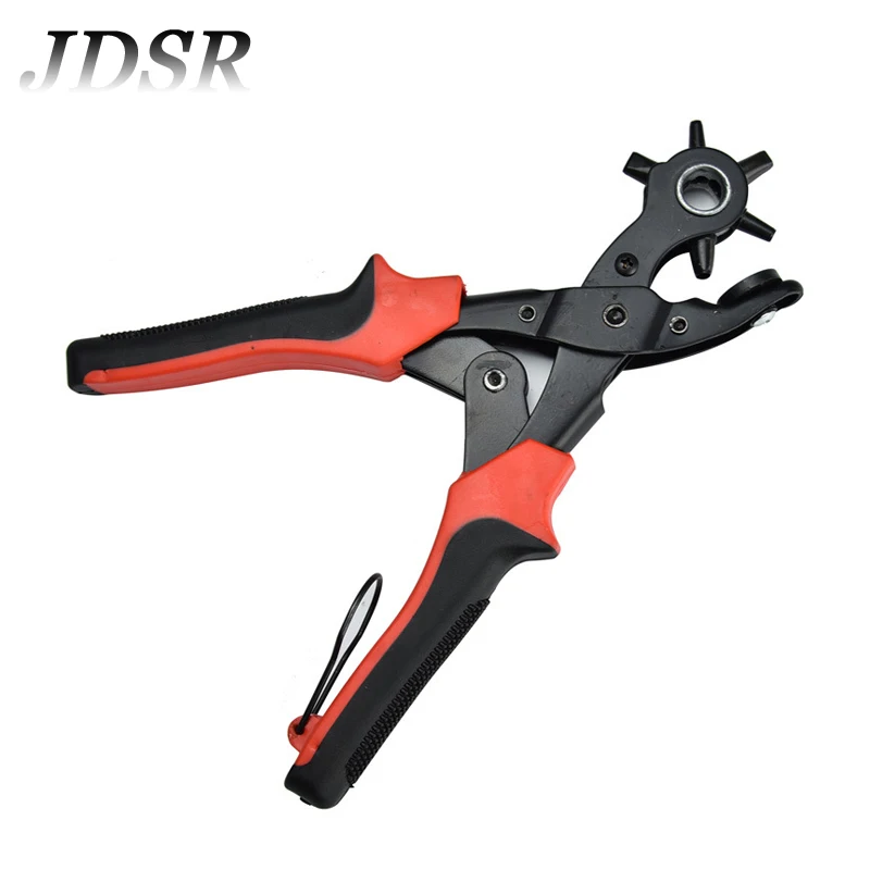 JDSR Belt Puncher Punching Pliers Multi function Eye Punching Manual