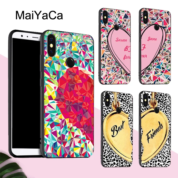 

MaiYaCa Best Friends Flower Cover For Xiaomi Redmi Note 5 Plus Mi 8 Lite 9 6X A2 Note 7 Case Redmi 4X 6A 6 Pro S2 Mix 2s Max 2 3