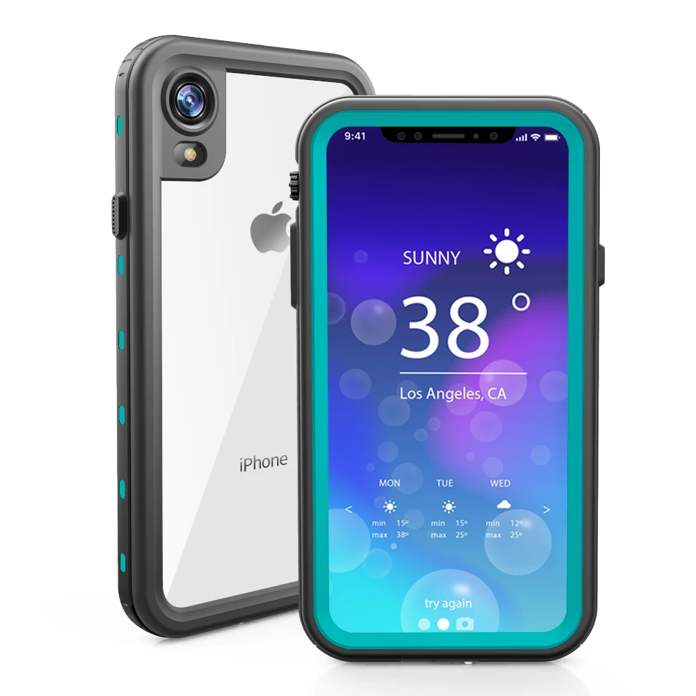  PC Cover For iPhone X XS XR XS MAX Waterproof Case For Samsung S8 S9 Plus Note 8 Note 9 Underwater Sealed Capas For iPhone X    (13)