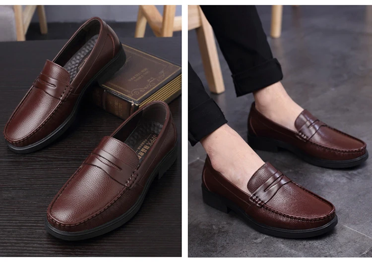 ZERO MORE/Лоферы без шнуровки; Мужская обувь; Повседневная официальная обувь для работы; мужская повседневная обувь; Лидер продаж; модная мужская обувь;