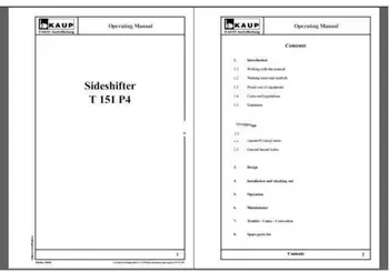 

for Kaup Forklift Parts catalogs