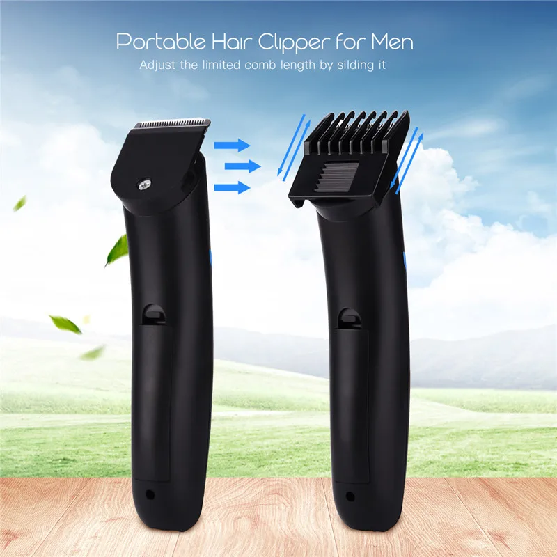 Перезаряжаемая машинка для стрижки волос электрическая Беспроводная мини-триммер для волос Парикмахерская Машинка для стрижки волос триммер для бороды стрижка бритва