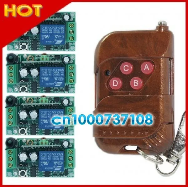 

DC12V 1CH RF latch receiver with jumper automation home controller rf remote control switch 315mhz/433.93mhz receiver board