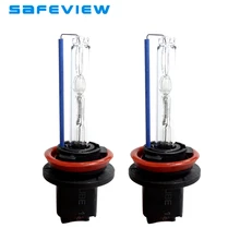 2 шт. высокое качество H9 головной светильник авто HID ксеноновая лампа 4300K 5000k однолучевой светильник DC 12 В 35 Вт 55 Вт конверсионная лампа 3200LM
