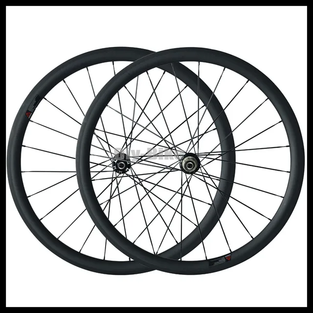 Best price at $369 Cheap 25mm Width 38mm 50mm Depth Clincher Disc Brake Carbon Wheels Cyclocross Disc Brake Hubs Wheels Carbon Bike Bicycle Wheelset