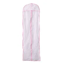 180*58 см свадебное платье халат одежда для хранения одежды Защитный чехол белый водостойкий пылезащитный чехол нетканое ремесло