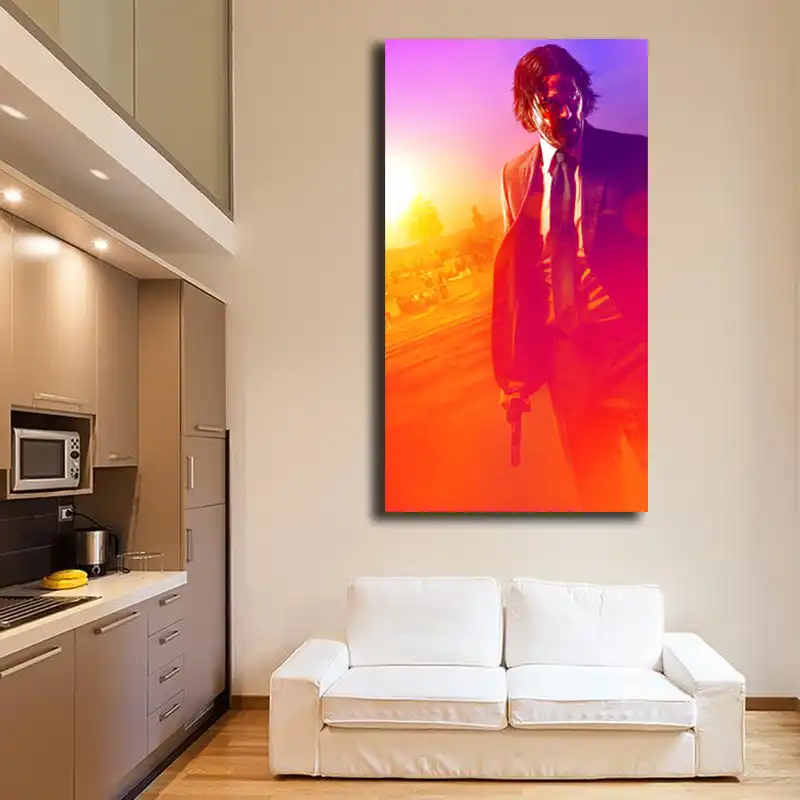 John Wick 3 Parabellum Movie Hd Wallpapers Poster Painting On