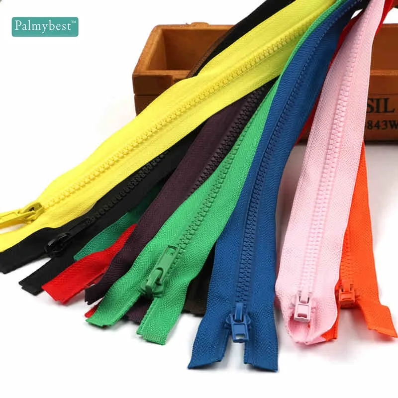 

5# Zippers Open End zipper 60cm 65cm 70cm Resin Zipper for Sewing Garments Long coat Down Jacket, 5pcs/lot