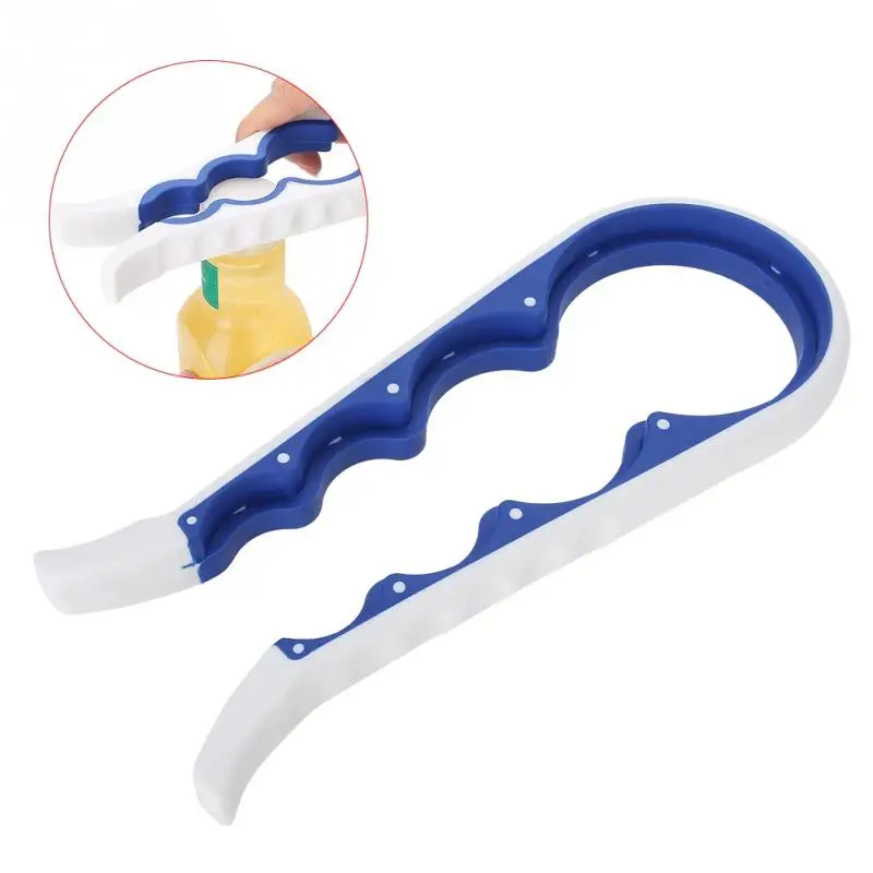 4 In 1 Functional Bottle Cap Opener Jar Can Lid Gripper