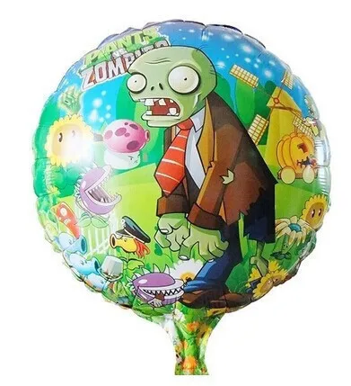 

18Inch Plants Vs Zombies Helium balloons happy birthday kids toys inflatable foil balloons baby birthday party decoration