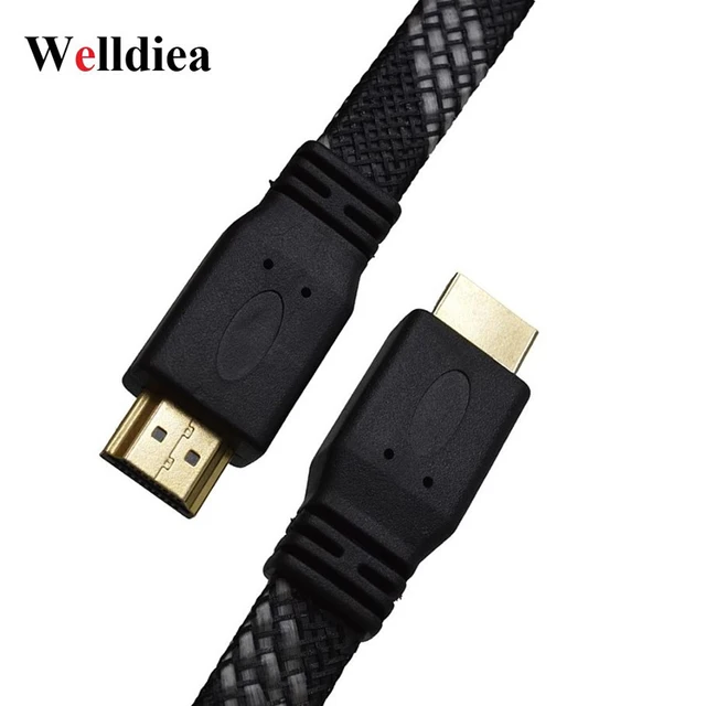 Special Offers Welldiea HDMI Cable HDMI to HDMI 1.4/2.0 Cable 4K 3D for Xiaomi Projector Nintend Switch PS4  TV Box xbox 360 0.8m 1.5m 2m Cable