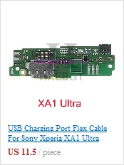 Usb зарядный порт гибкий кабель для Sony Xperia XA F3111, F3113, F3115 USB зарядное устройство Соединительная плата запчасти с вибрацией