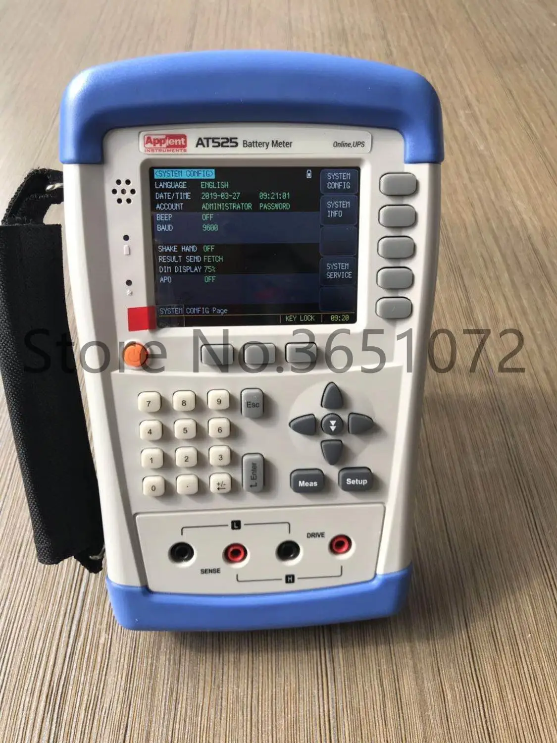 AT525 Handheld UPS Online Battery Meter Bttery Internal Resistance Online Testerin Battery