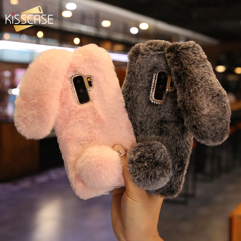 Чехол KISSCASE Rabbit для Samsung Galaxy S6 S7 Edge S8 S9 Plus Note 8 9 Мягкий чехол из ТПУ A3 A5 A7 J3 J5 J7 2016 2017 |