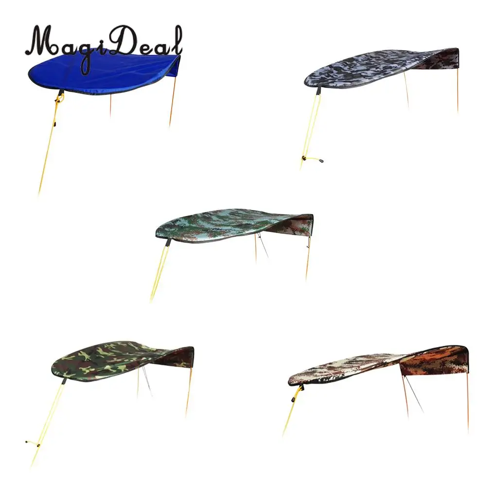 MagiDeal Detachable 1-Person Inflatable Boat Kayak Sun Shelter Awning Top Cover Sun Shade Tent Rain Sunscreen Protector 5 Colors