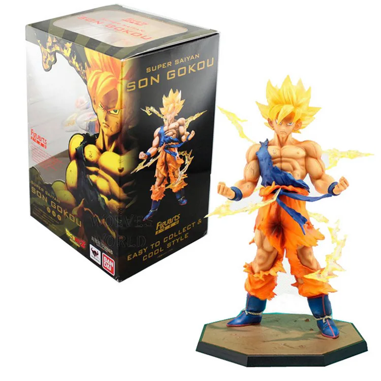 Новое поступление Аниме Dragon Ball Z Super Saiyan Son Goku ПВХ фигурка коллекционная игрушка