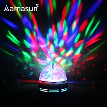 

Chrismas Lighting E27 6W RGB Led Bulbs Mini Party Light Dance Party Lamps Auto Rotating DJ Stage Disco Colorful Bulb For KTV Bar