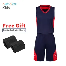 Onedoyee мужские баскетбольные наборы, тренировочная форма, спортивные майки, быстросохнущие дышащие Молодежные баскетбольные майки, командная одежда