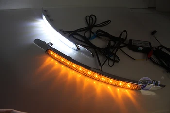 

Car Flashing 1 Set drl For Nissan Altima Teana 2008 2009 2010 LED DRL Daytime Running Lights Daylight Fog light with turn signal