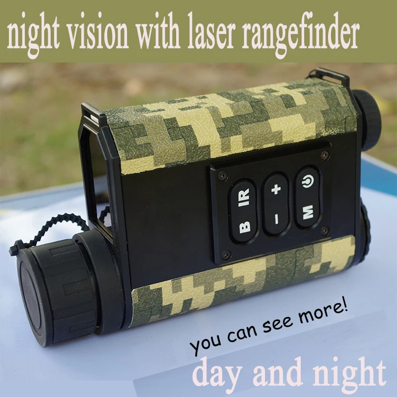 day and night font b rangefinder b font Laser ranging Night vision digital compass night vision