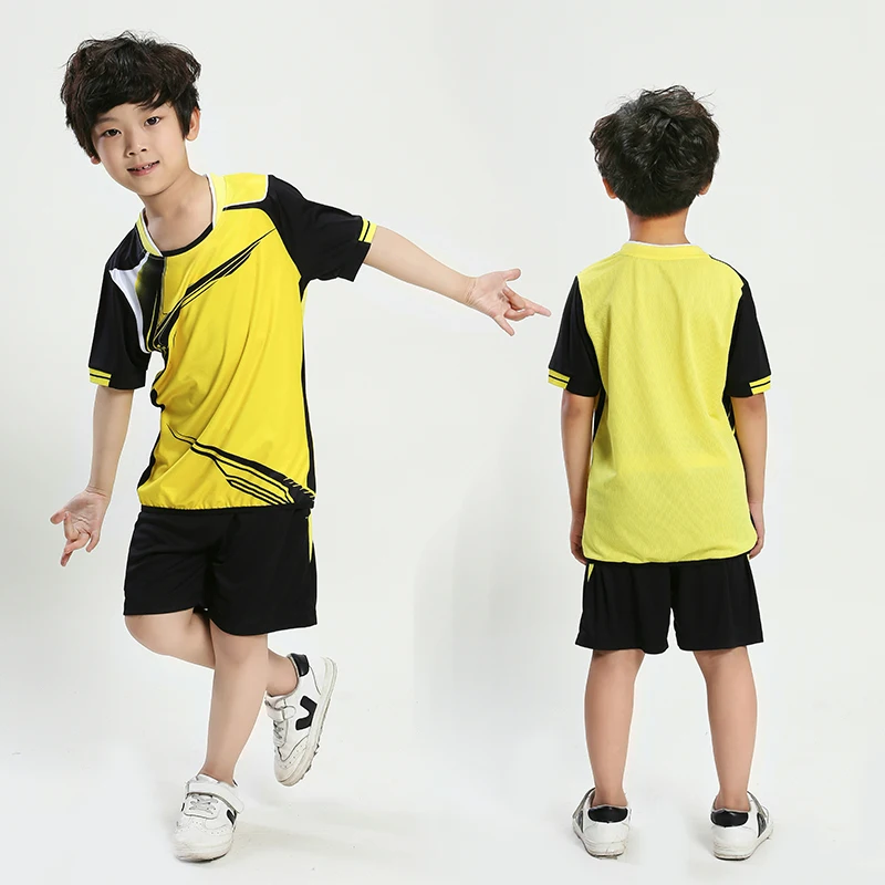 Детский Комплект футболок для футбола Survetement Футбол спортивный комплект Futbol Молодежный Спортивный костюм для мальчиков костюм-Униформа Maillot De Foot Индивидуальные