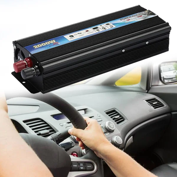 

Clearance 2000W Car DC12V To AC110V Power Inverter Output Socket Auto Converter