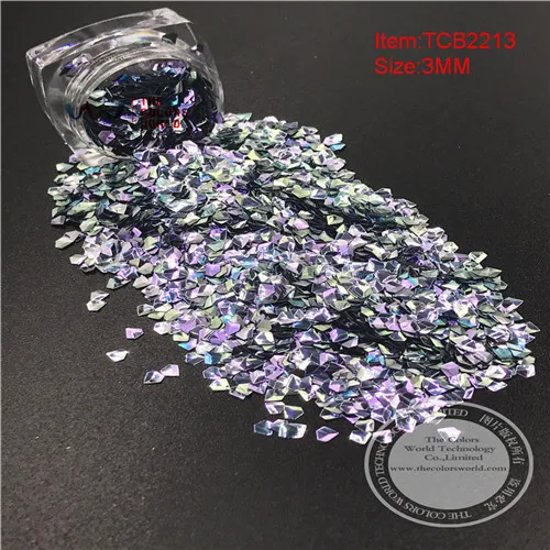 TCB2213 200g TCT-080 3D ювелирные изделия Форма эффект красочные 3 мм размер ногтей Блеск для украшения дизайна ногтей макияж Facepaint DIY ручное украшение - Цвет: TCB2213 200g