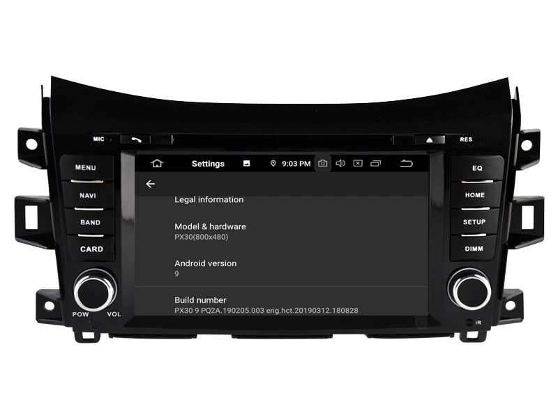 Best Quad-Core Android 9.0 CAR DVD Player For NISSAN NAVARA/NP300/ALASKAN car multimedia AUTO support DVR WIFI DAB OBD 6