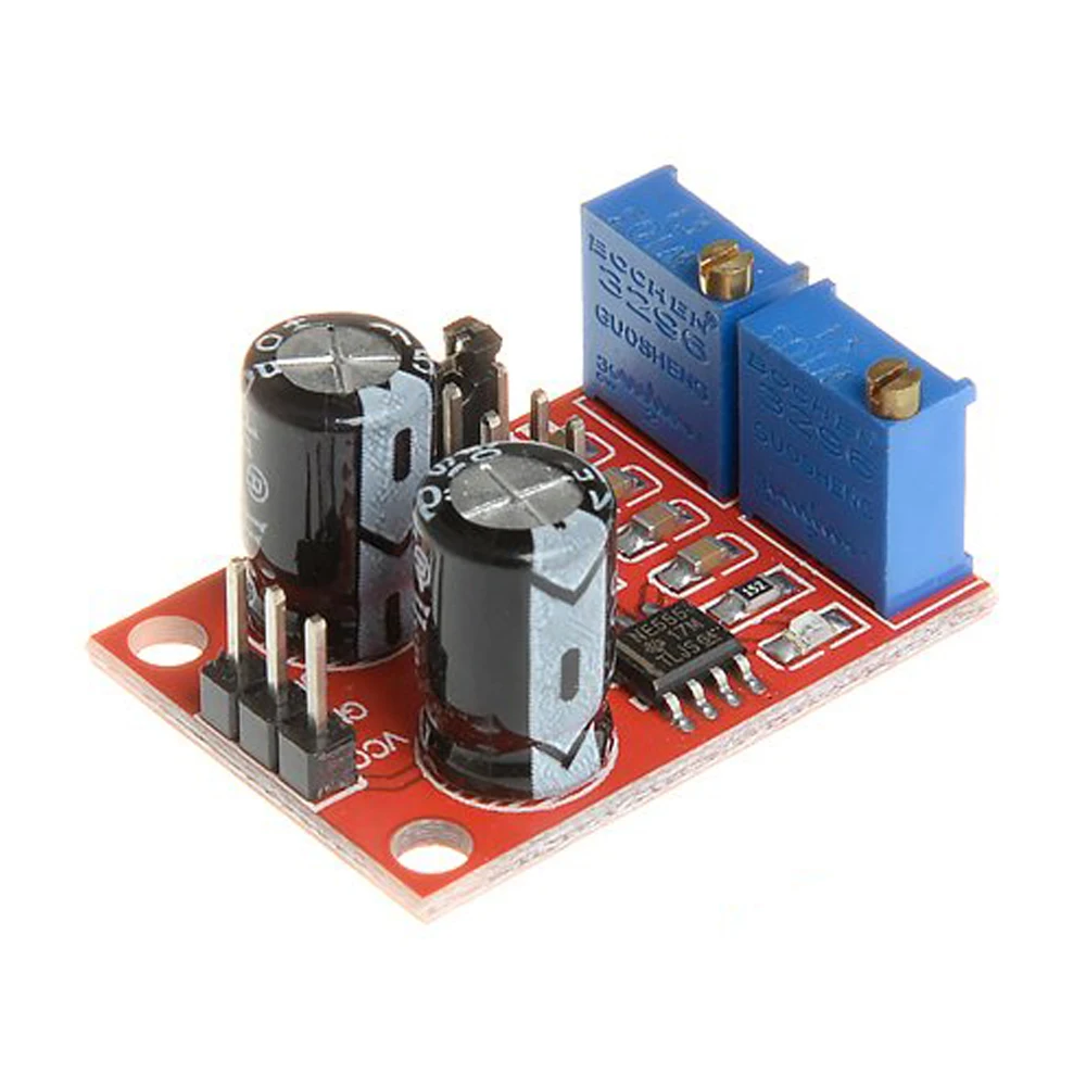 

NE555 Pulse Frequency Duty Cycle Adjustable Module Square Wave Signal Generator